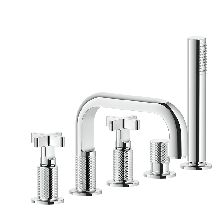 Inciso Roman Tub Set With Handshower - 58140 Bathroom Accessories GESSI