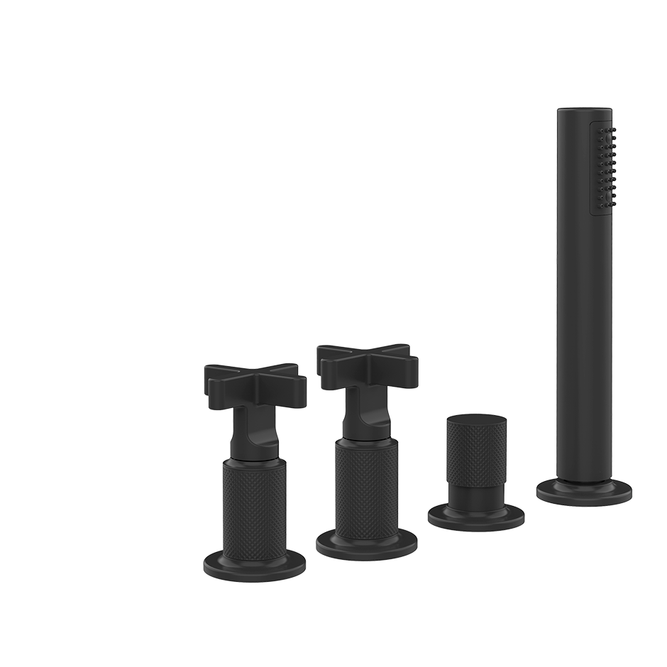 Inciso Tub Faucet Handles With Handshower - 58143 Bathroom Accessories GESSI