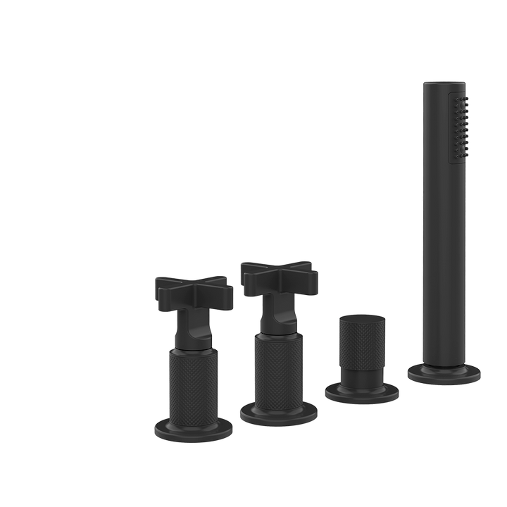 Inciso Tub Faucet Handles With Handshower - 58143 Bathroom Accessories GESSI