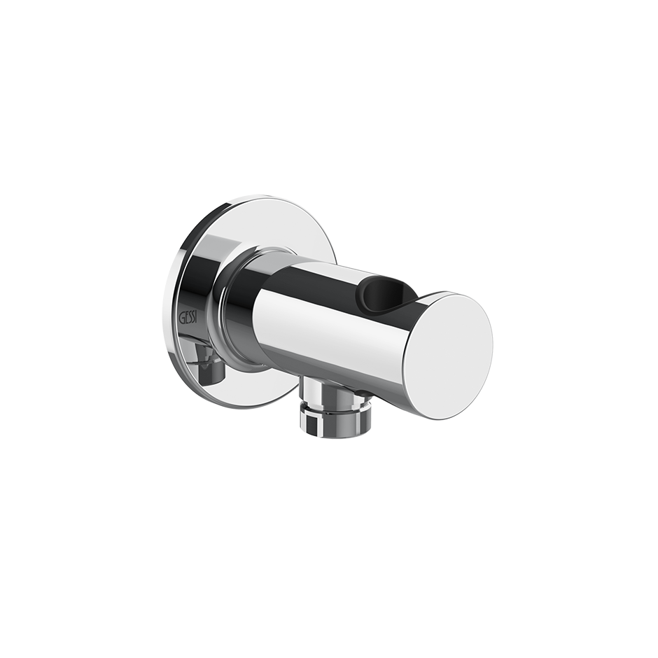 Inciso Handshower Hook With 1/2" Connection Water Outlet - 58161 Showers GESSI Chrome
