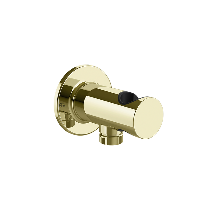 Inciso Handshower Hook With 1/2" Connection Water Outlet - 58161 Showers GESSI Brass PVD