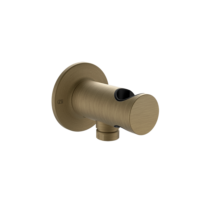 Inciso Handshower Hook With 1/2" Connection Water Outlet - 58161 Showers GESSI Antique Brass