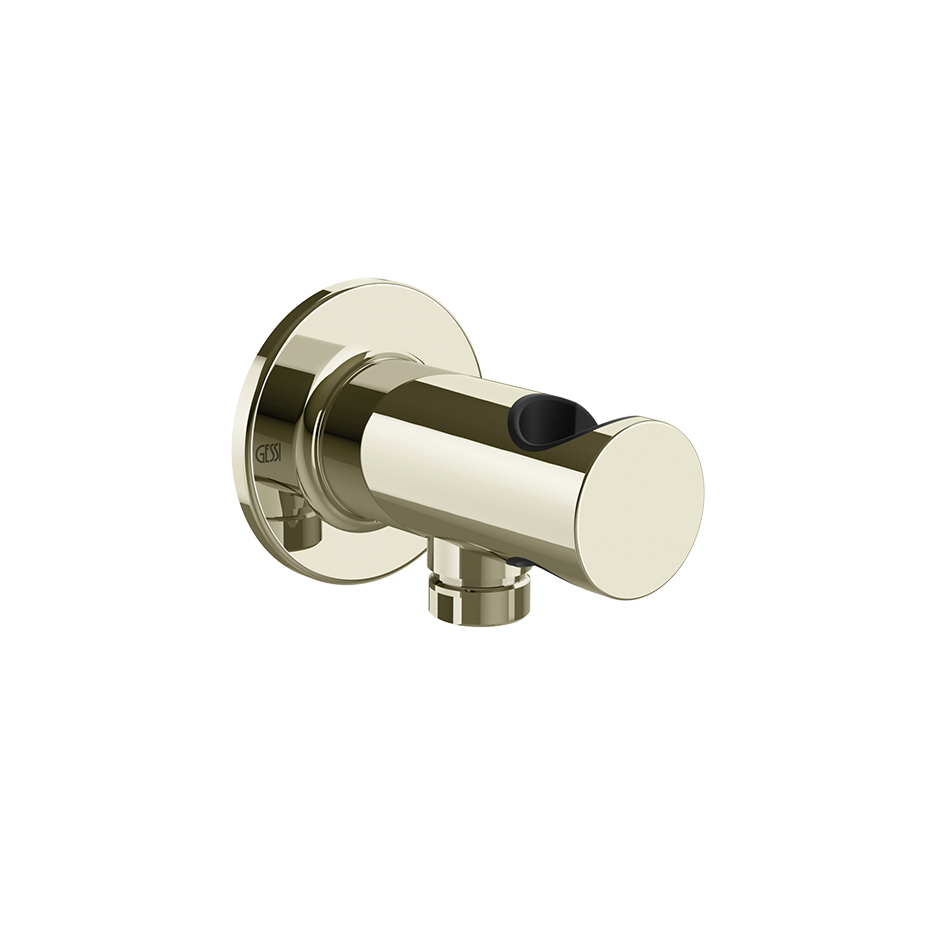 Inciso Handshower Hook With 1/2" Connection Water Outlet - 58161 Showers GESSI Nickel PVD