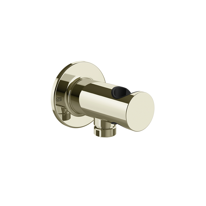 Inciso Handshower Hook With 1/2" Connection Water Outlet - 58161 Showers GESSI Nickel PVD