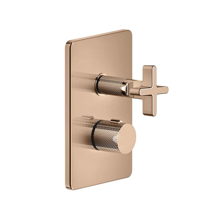 Inciso 3-Way Thermostatic Diverter Trim With Volume Control - 58236 Bathroom Accessories GESSI
