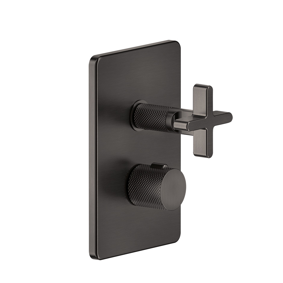 Inciso 3-Way Thermostatic Diverter Trim With Volume Control - 58236 Bathroom Accessories GESSI