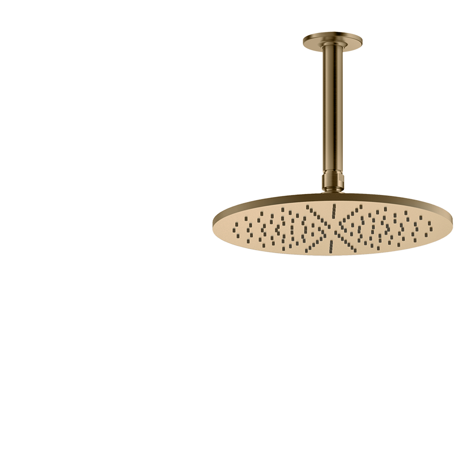 Inciso Showerhead - 58250 Showers GESSI Warm Bronze Brushed PVD