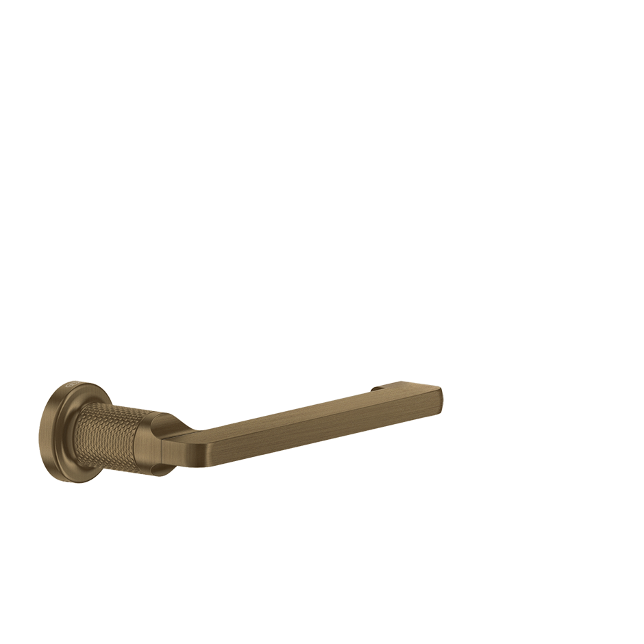 Inciso Paper Roll holder - 58455 Bathroom Accessories GESSI Antique Brass