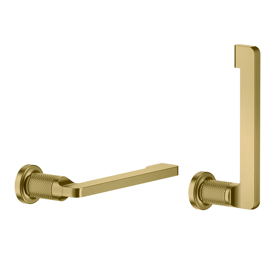 Inciso Paper Roll holder - 58455 Bathroom Accessories GESSI Gold Brushed PVD