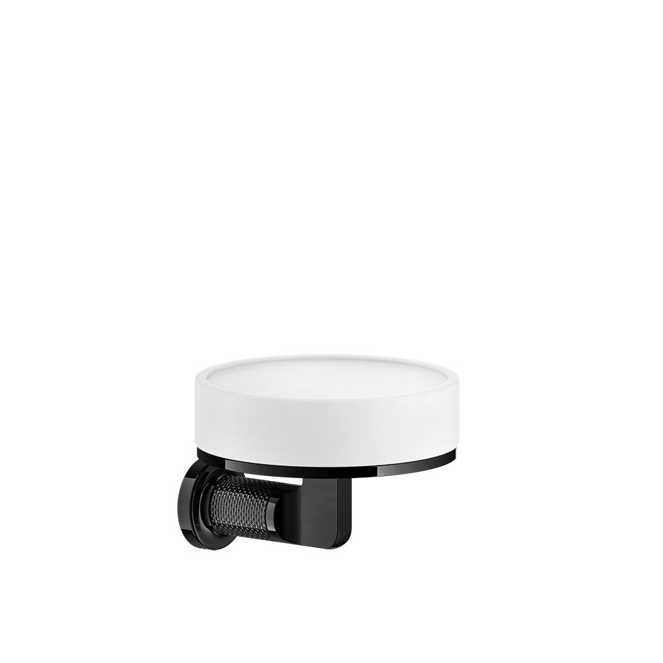 Inciso Soap Holder - 58501 Bathroom Accessories GESSI Black Metal PVD