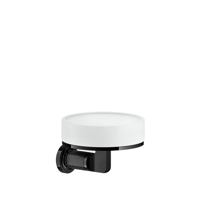 Inciso Soap Holder - 58501 Bathroom Accessories GESSI Black Metal PVD