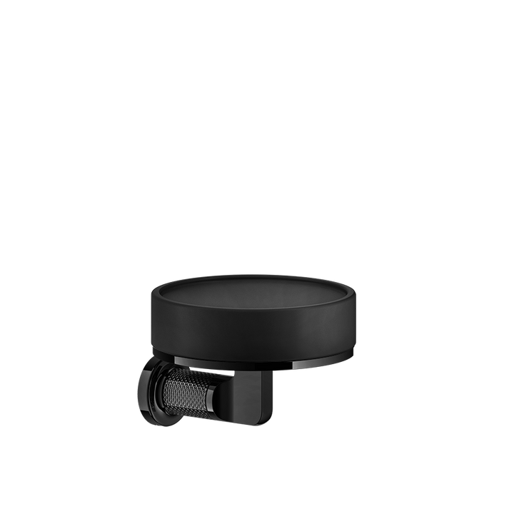 Inciso Soap Holder - 58502 Bathroom Accessories GESSI Black Metal PVD