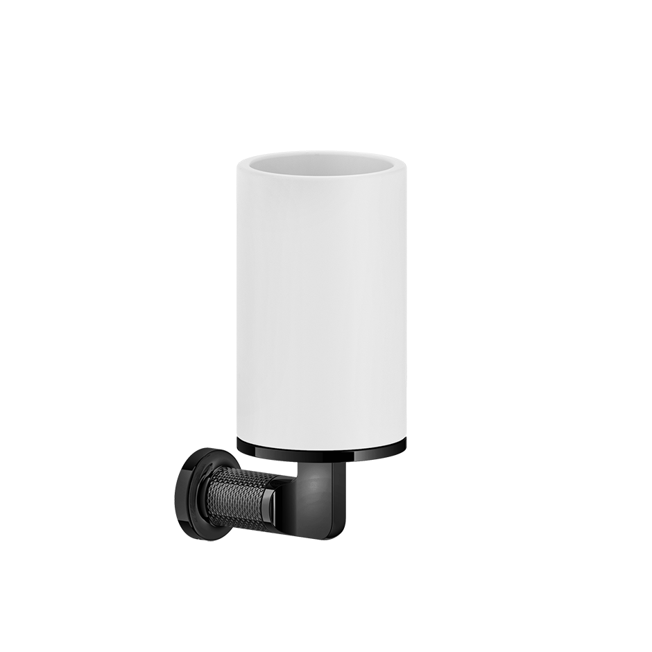 Inciso Tumbler Holder - 58507 Bathroom Accessories GESSI Black Metal PVD