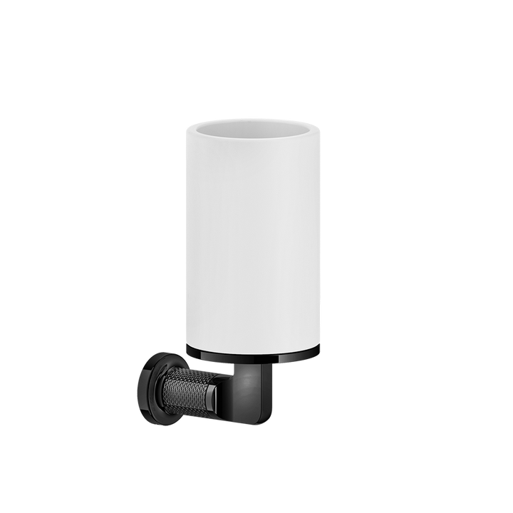 Inciso Tumbler Holder - 58507 Bathroom Accessories GESSI Black Metal PVD