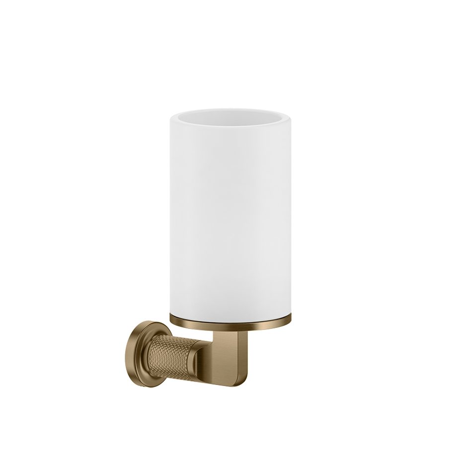 Inciso Tumbler Holder - 58507 Bathroom Accessories GESSI Warm Bronze Brushed PVD