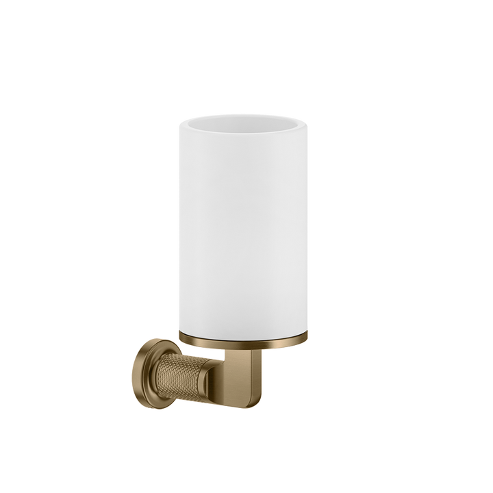 Inciso Tumbler Holder - 58507 Bathroom Accessories GESSI Warm Bronze Brushed PVD