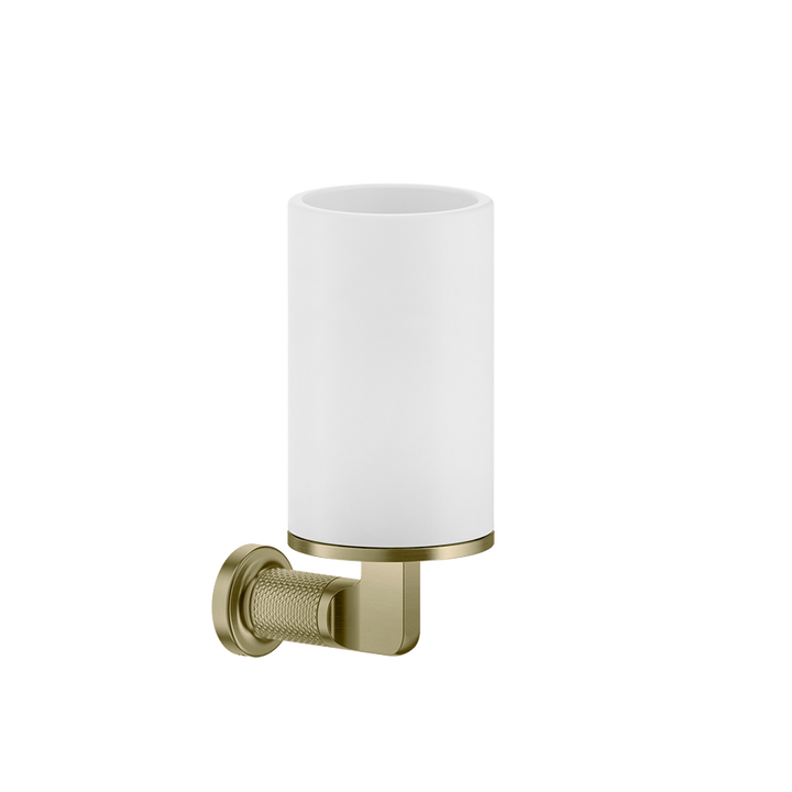 Inciso Tumbler Holder - 58507 Bathroom Accessories GESSI Brass Brushed PVD