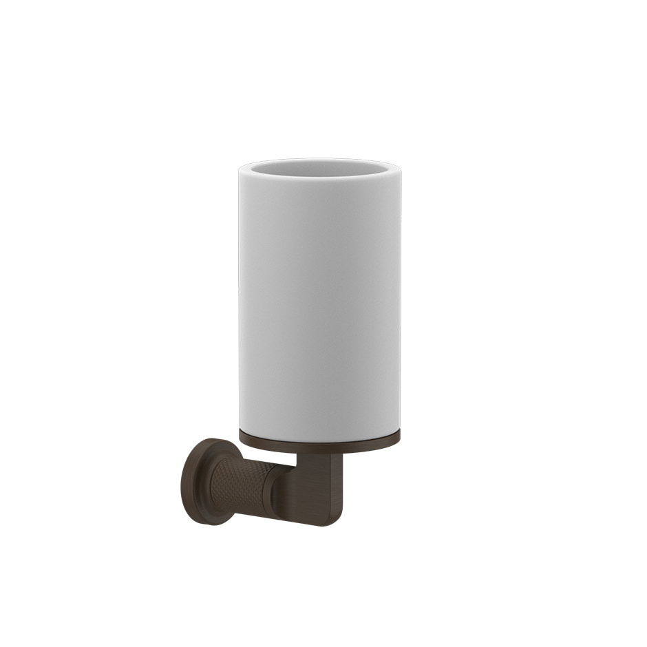 Inciso Tumbler Holder - 58507 Bathroom Accessories GESSI Dark Bronze