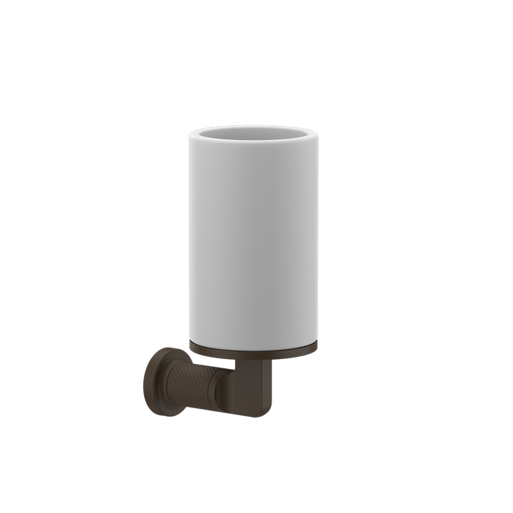 Inciso Tumbler Holder - 58507 Bathroom Accessories GESSI Dark Bronze