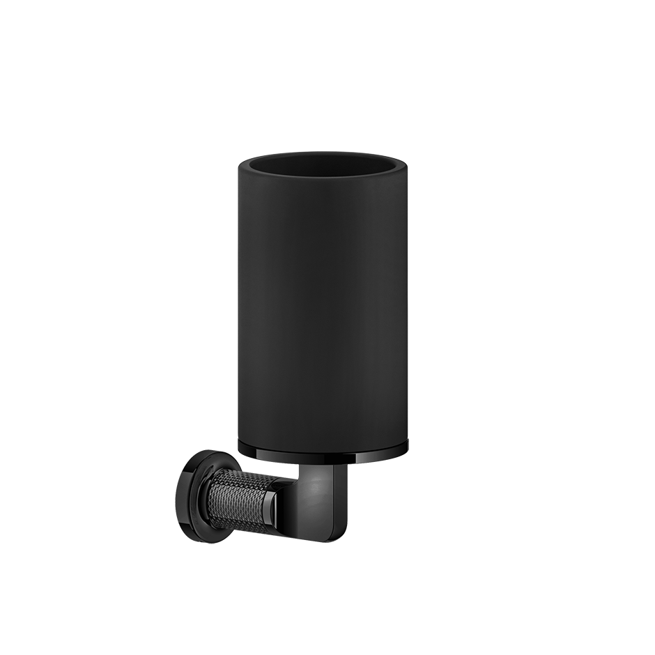 Inciso Tumbler Holder - 58508 Bathroom Accessories GESSI Black Metal PVD