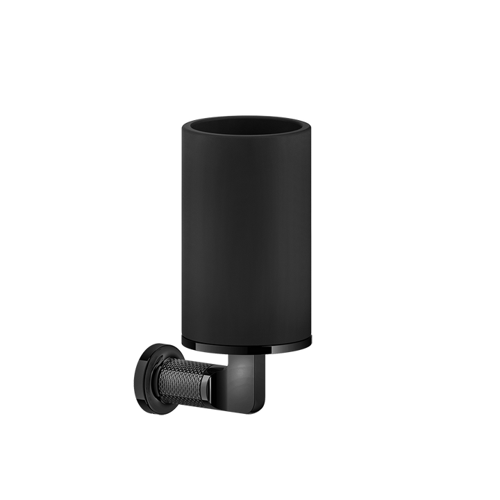 Inciso Tumbler Holder - 58508 Bathroom Accessories GESSI Black Metal PVD