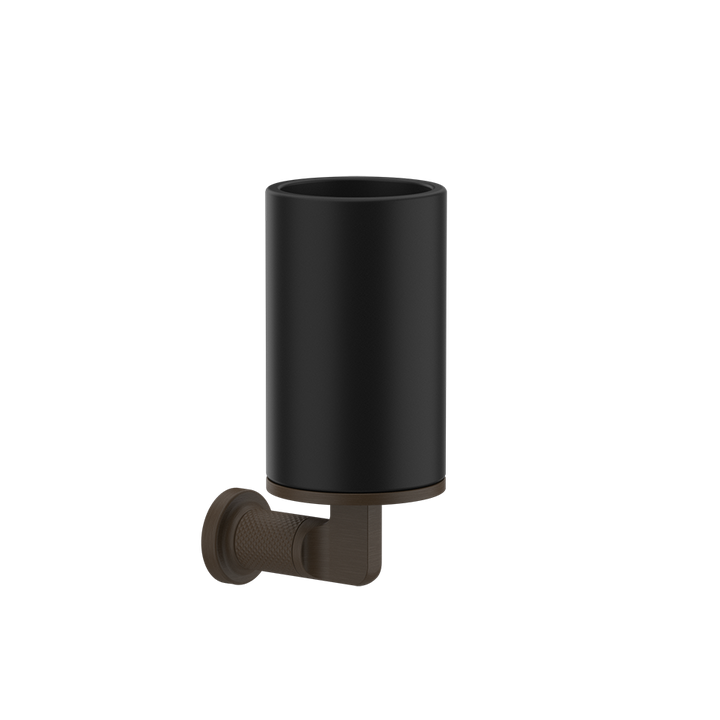 Inciso Tumbler Holder - 58508 Bathroom Accessories GESSI Dark Bronze