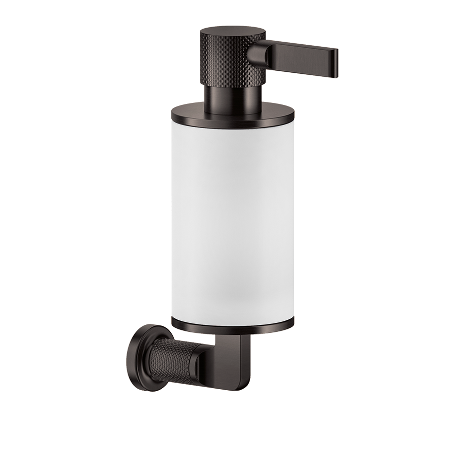 Inciso Soap Dispenser Holder - 58513 Bathroom Accessories GESSI Black Metal Brushed PVD
