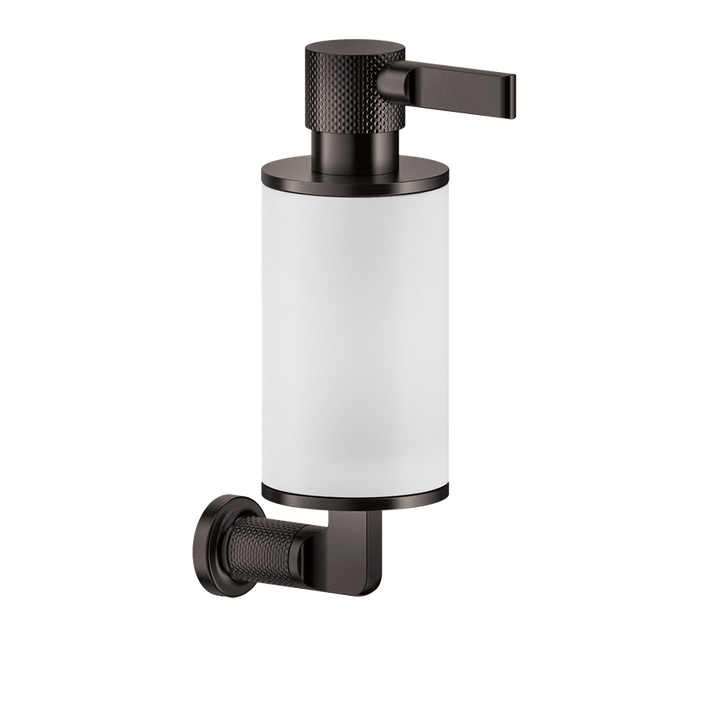 Inciso Soap Dispenser Holder - 58513 Bathroom Accessories GESSI Black Metal Brushed PVD