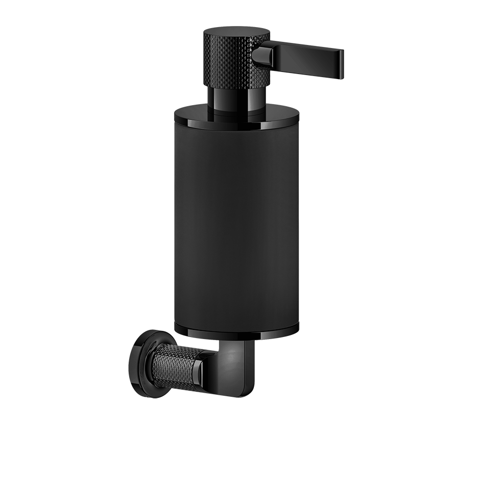 Inciso Soap Dispenser Holder - 58514 Bathroom Accessories GESSI Black Metal PVD