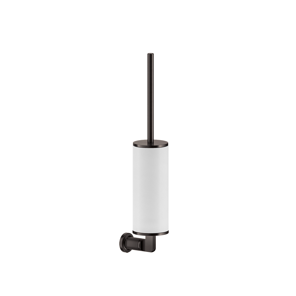 Inciso Brush Holder - 58519 Bathroom Accessories GESSI Black Metal Brushed PVD