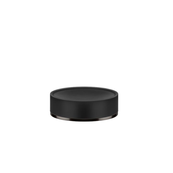 Inciso Soap Holder - 58526 Bathroom Accessories GESSI Black Metal Brushed PVD