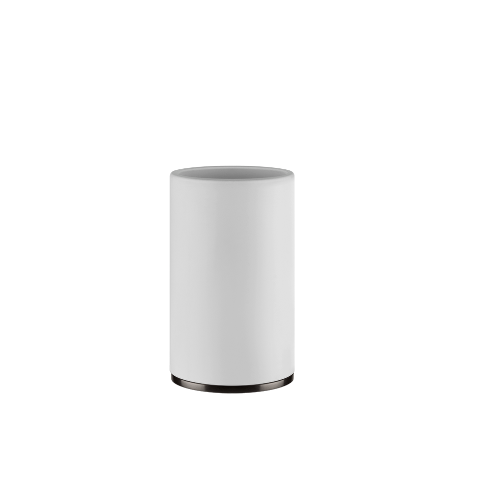 Inciso Tumbler Holder - 58531 Bathroom Accessories GESSI Black Metal Brushed PVD