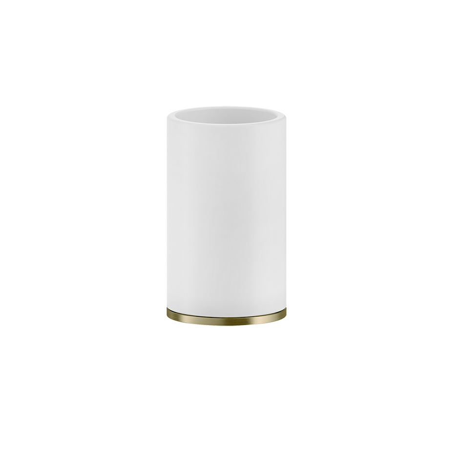 Inciso Tumbler Holder - 58531 Bathroom Accessories GESSI Brass Brushed PVD