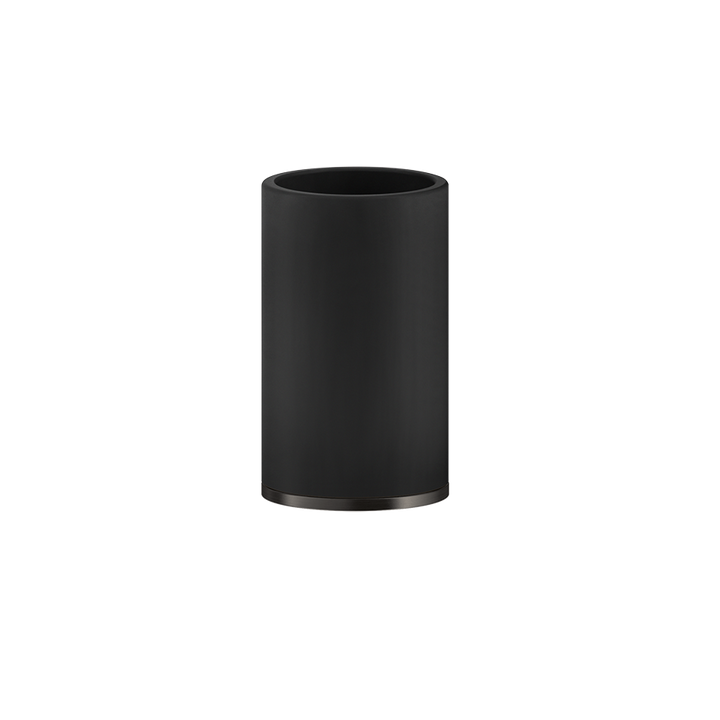 Inciso Tumbler Holder - 58532 Bathroom Accessories GESSI Black Metal Brushed PVD