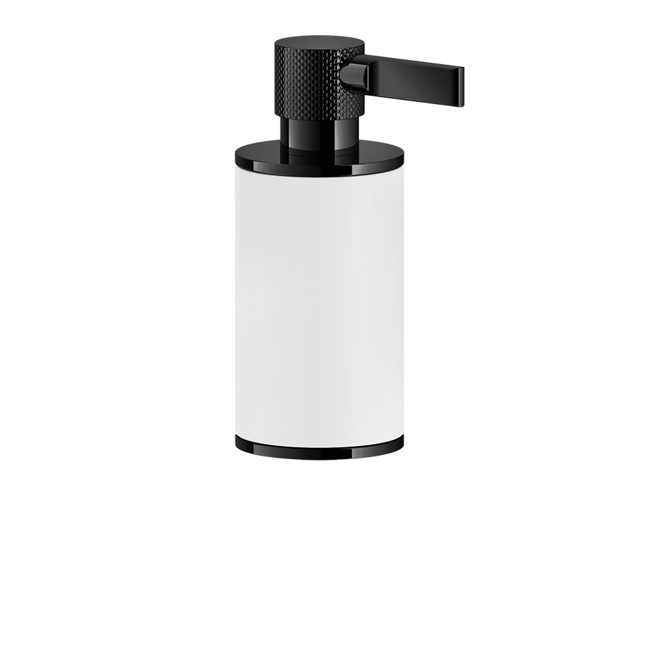 Inciso Soap Dispenser - 58537 Bathroom Accessories GESSI Black Metal PVD