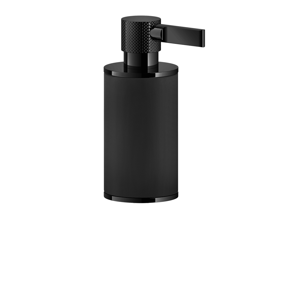 Inciso Soap Dispenser - 58538 Bathroom Accessories GESSI Black Metal PVD