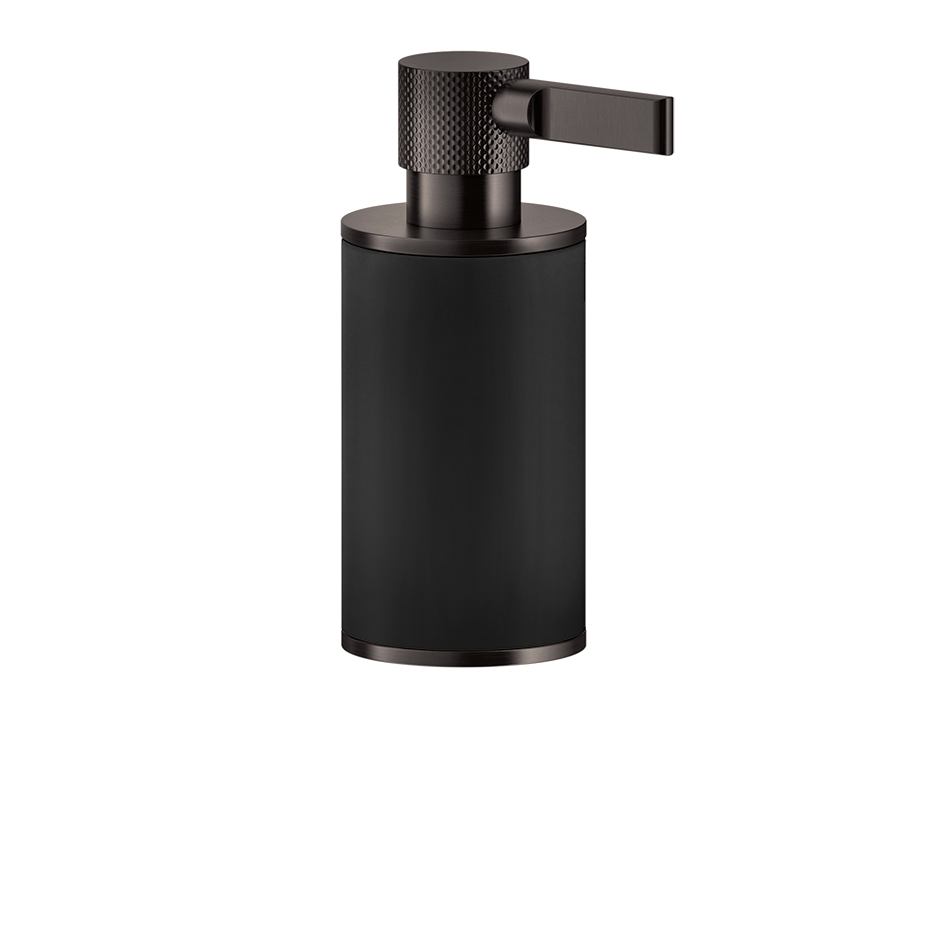 Inciso Soap Dispenser - 58538 Bathroom Accessories GESSI Black Metal Brushed PVD