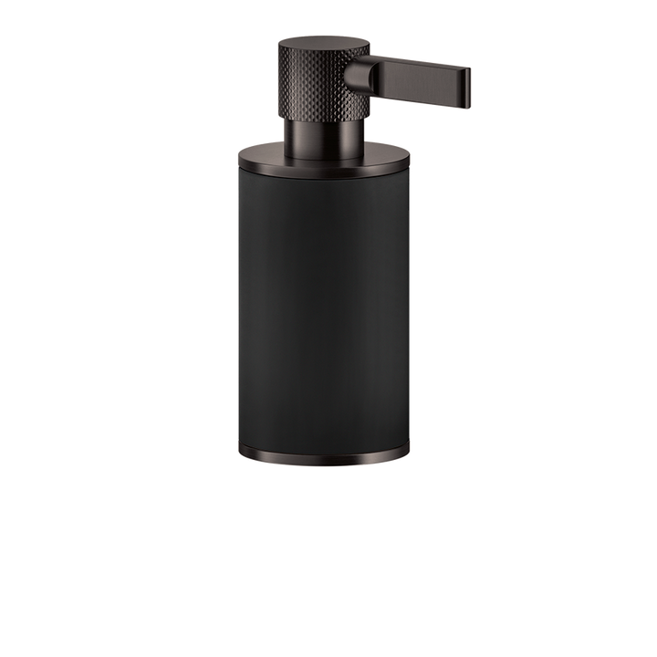 Inciso Soap Dispenser - 58538 Bathroom Accessories GESSI Black Metal Brushed PVD