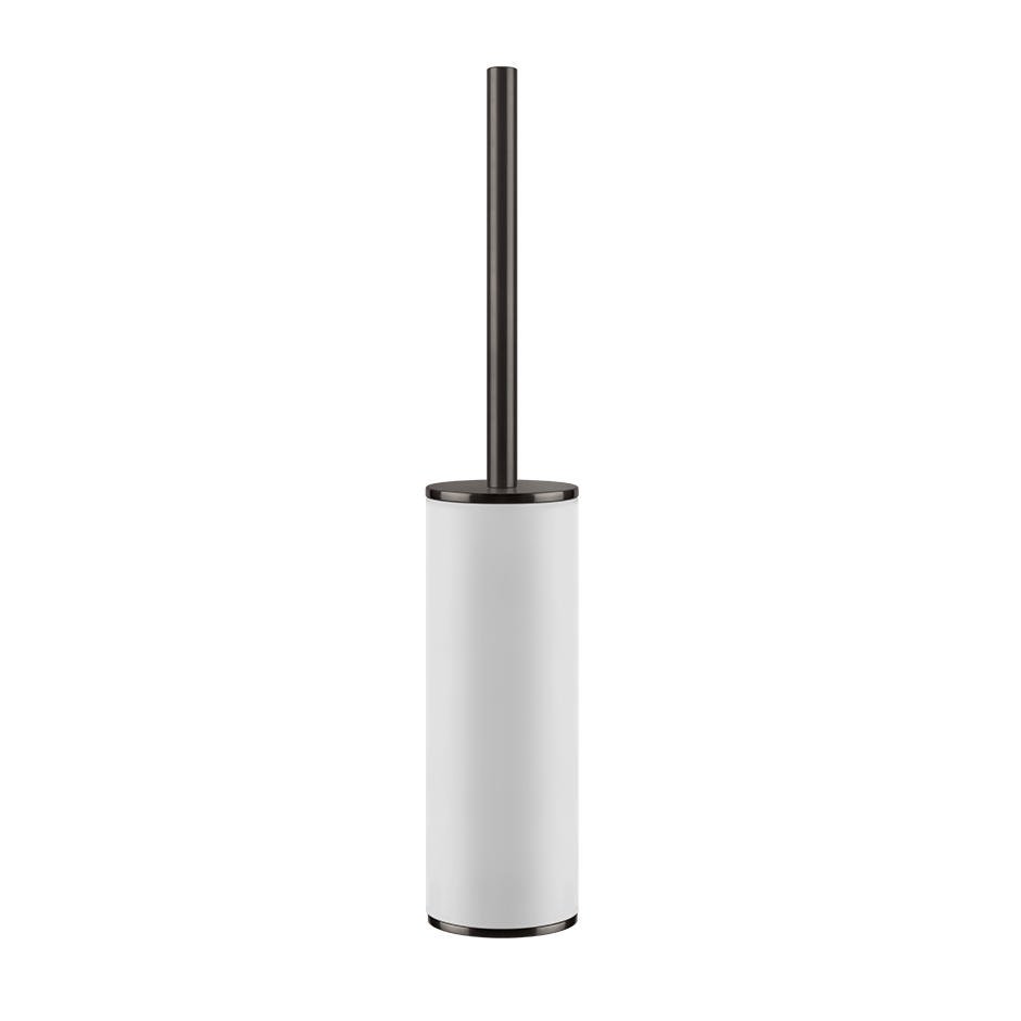 Inciso Brush Holder - 58543 Bathroom Accessories GESSI Black Metal Brushed PVD