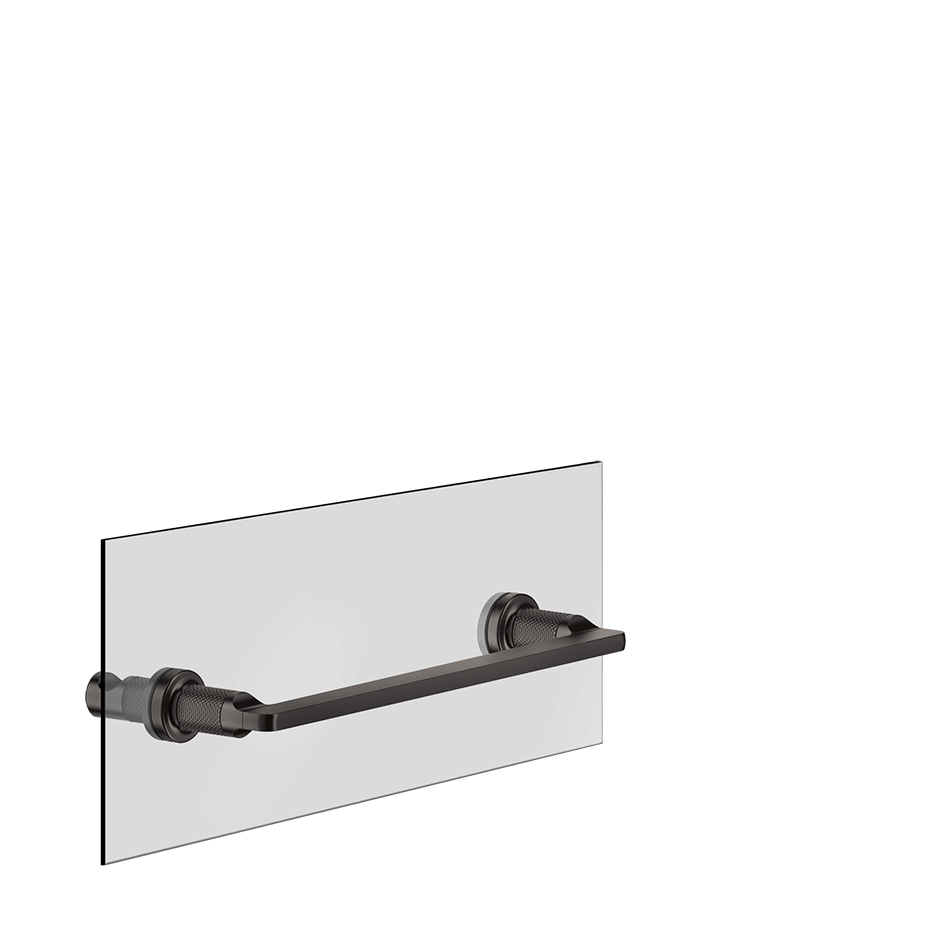 Inciso Towel Rail - 58613 Bathroom Accessories GESSI Black Metal Brushed PVD