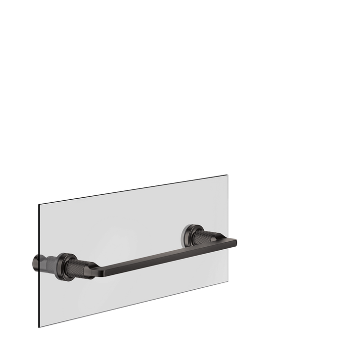 Inciso Towel Rail - 58613 Bathroom Accessories GESSI Black Metal Brushed PVD