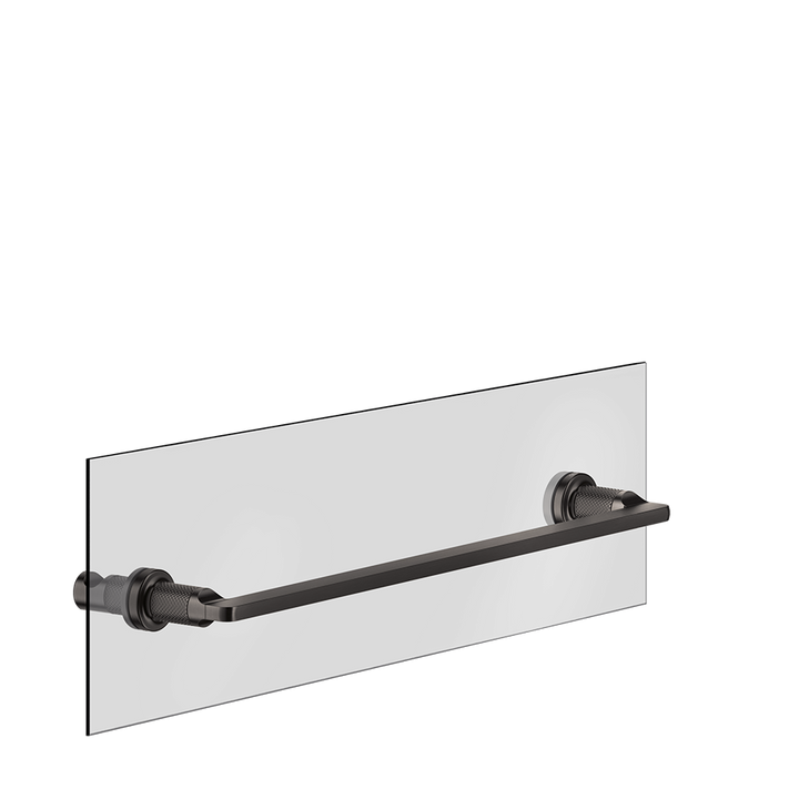 Inciso Towel Rail - 58615 Bathroom Accessories GESSI Black Metal Brushed PVD