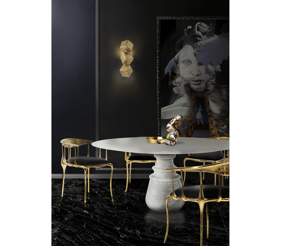 Pietra Round Estremoz Dining Table  Boca Do Lobo   