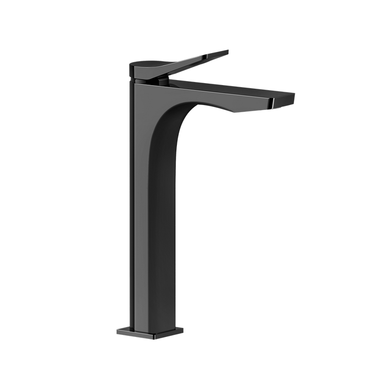 Rilievo Basin Mixer - 59010 Bathroom Accessories GESSI Black Metal PVD