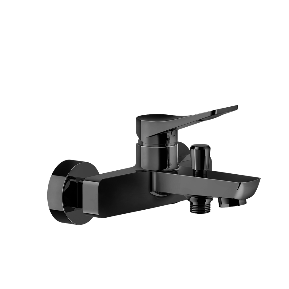 Rilievo Bath Mixer - 59013 Bathroom Accessories GESSI Black Metal PVD