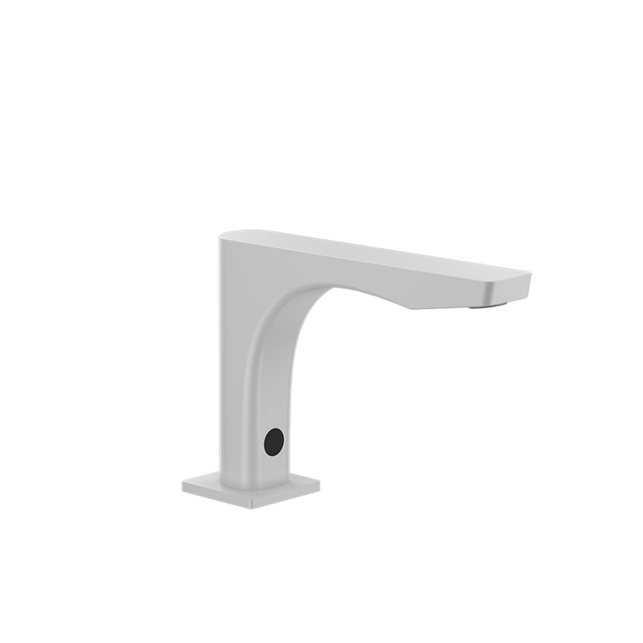 Sensor Taps Electronic basin mixer with temperature and water flow rate adjustment thr - 59023 Built In Parts GESSI Matte White