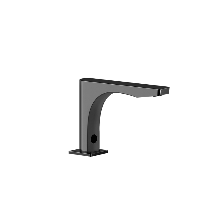Sensor Taps Electronic basin mixer with temperature and water flow rate adjustment thr - 59023 Built In Parts GESSI Black Metal PVD