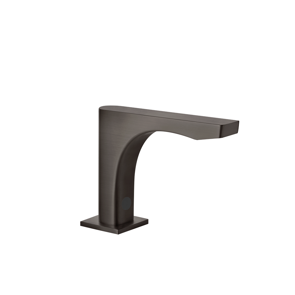 Sensor Taps Electronic basin mixer with temperature and water flow rate adjustment thr - 59023 Built In Parts GESSI Black Metal Brushed PVD