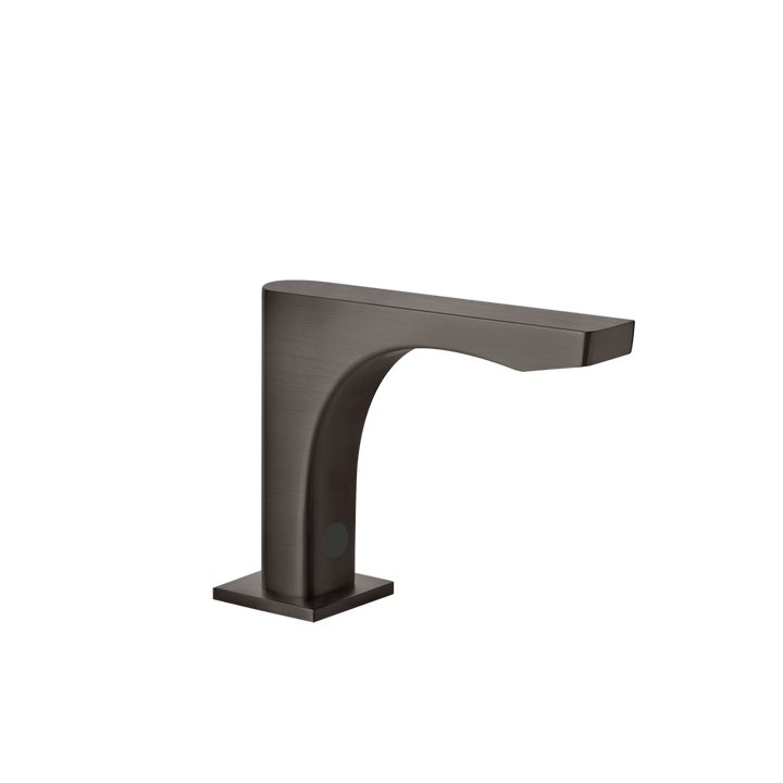 Sensor Taps Electronic basin mixer with temperature and water flow rate adjustment thr - 59023 Built In Parts GESSI Black Metal Brushed PVD