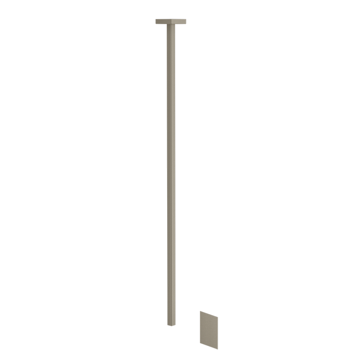 Rilievo Ceiling Mounted Electronic Mixer - 59024 Bathroom Accessories GESSI Finox Brushed Nickel